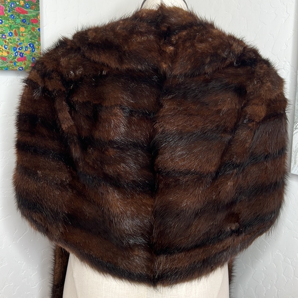 Real sable shawl. Vintage.  Sable. - Picture 11 of 16